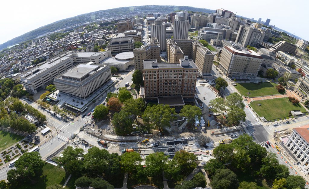 Panoramic view of Bigelow Boulevard