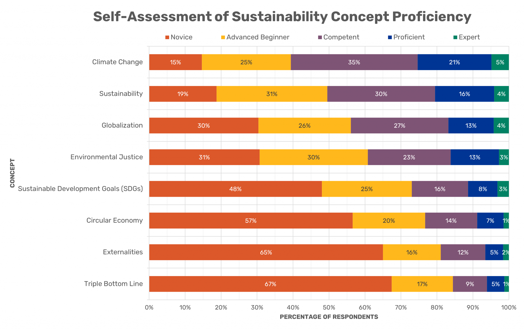 Self-Assessment of Sustainability Concept Proficiency