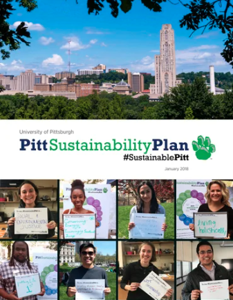 Cover of the Pitt Sustainability Plan