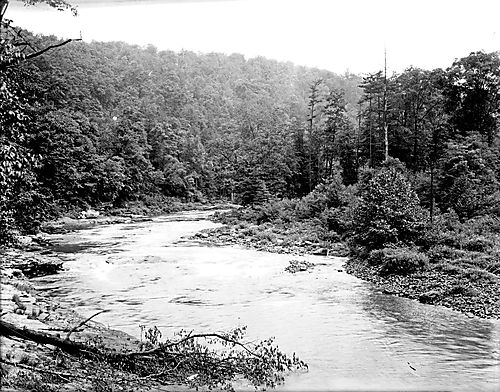 Stoneycreek River in Somerset County, Pennsylvania Photo Credit: Russell H. Heffley (Source: Pitt Archives)