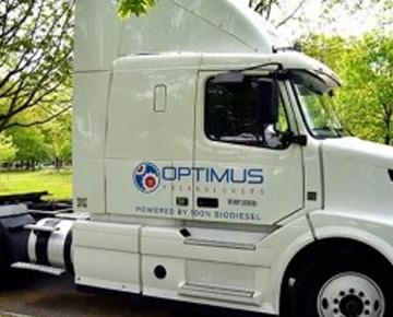 White semi truck