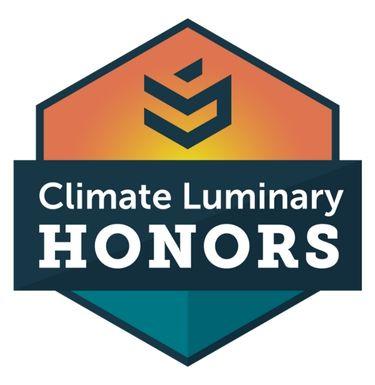 Climate Luminary Honor