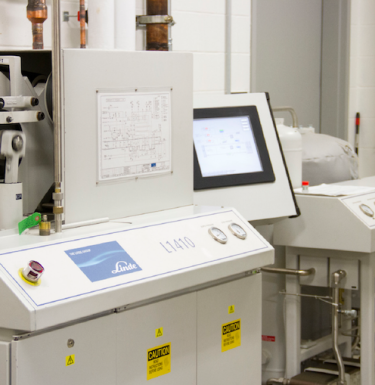 Helium recovery liquifier in the Dietrich School of Arts and Sciences
