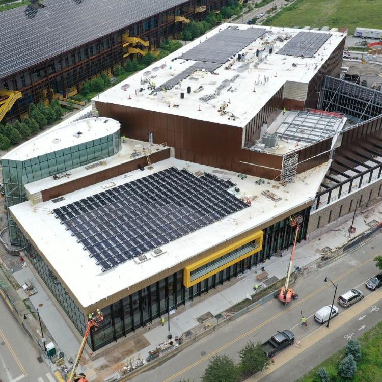 Rooftop solar at BioForge