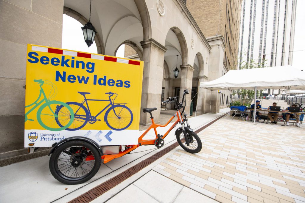 University of Pittsbugh Sustainability electric cargo bike