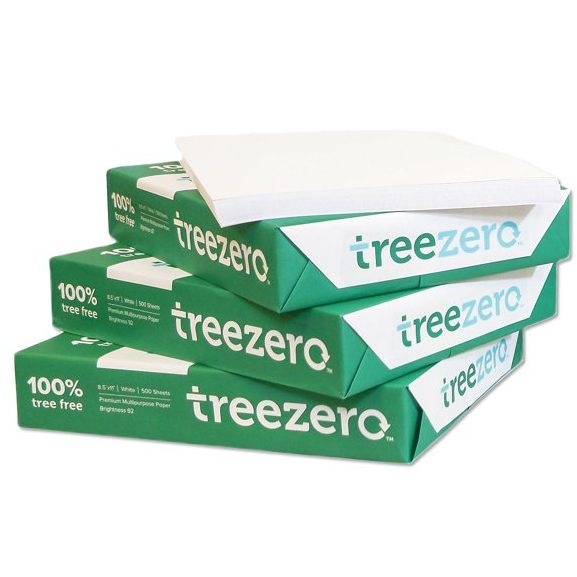 TreeZero sugarcane fiber paper