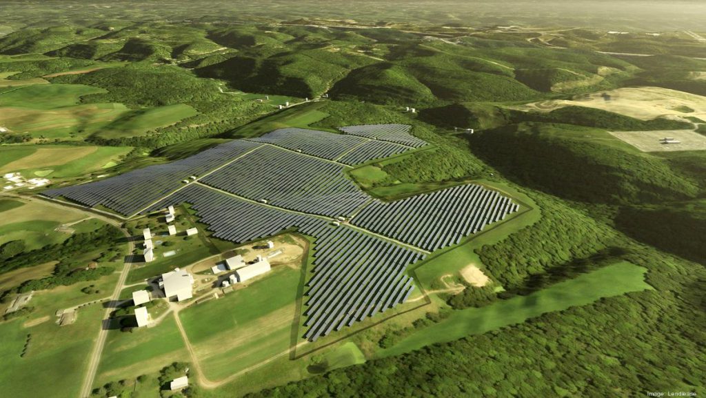 Vesper Gaucho Solar farm rendering