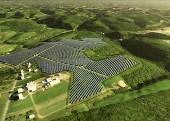 Vesper Gaucho Solar farm rendering