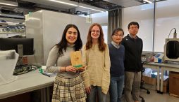 The STEEL Lab team members with their Green Lab award.